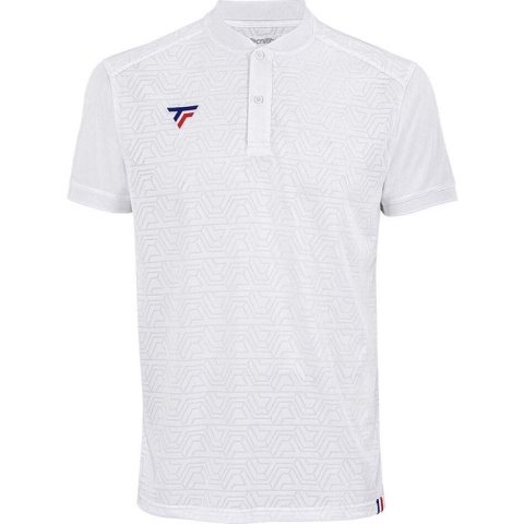 Tecnifibre Team Mesh Polo Met Korte Mouwen Wit S Man