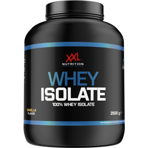 XXL Nutrition - Whey Isolaat - Proteïne poeder, Eiwit Shakes, Whey Protein Isolate Eiwitpoeder - Vanille - 2500 gram