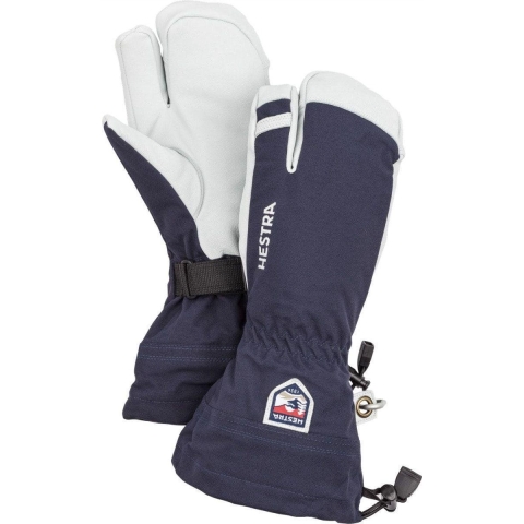 Hestra Army Leather Heli Ski - 3 finger 30572 280 navy 12