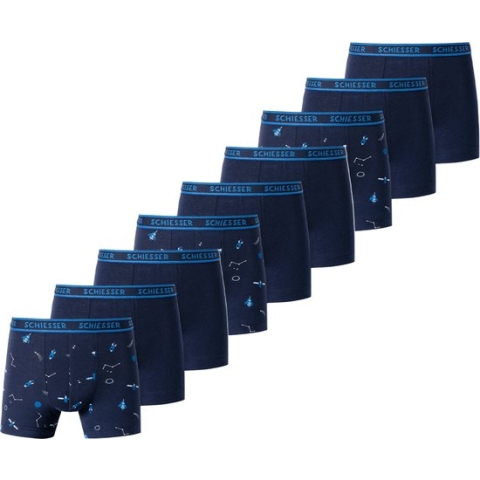 Schiesser Jongens shorts / pants 9 pack Kids Boys 95/5 Organic Cotton