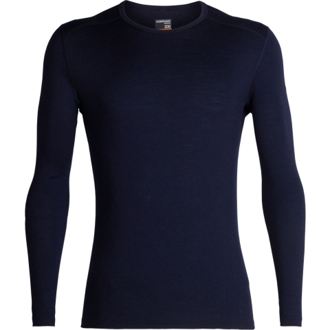 Icebreaker 200 Oasis Ls Crewe Thermoshirt Heren