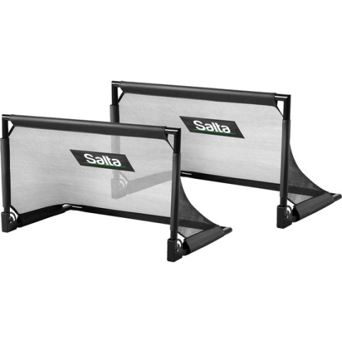 Salta Challenge - Opvouwbare goals - Voetbaldoelen - set van 2 - 100 x 60 cm - Zwart