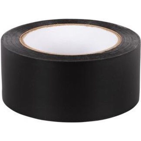 Vloermarkeringstape Zwart 50mm x 33mtr. 6 rollen. + Kortpack pen (021.0410)