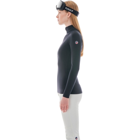 Fusalp Gemini V Woman Pully - Wintersportpully Voor Dames - Power Stretch - Zwart - L