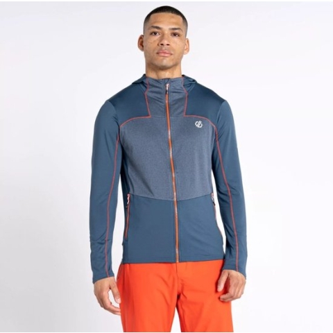 Dare2B Heren Revive II Core Stretch Hoodie Orion Grey Maat M