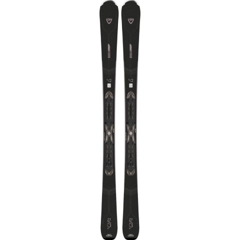 Rossignol Ski model Nova 2 - Zwart/Wit - Lengte 144cm