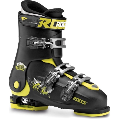 Roces Skischoenen Idea Free Junior Zwart/lime Maat 36-40