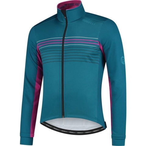 Rogelli Kalon Fietsjack Winter - Heren - Blauw, Magenta - Maat M
