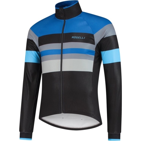 Rogelli Winterjack Peak Zwart/Grijs/Blauw M
