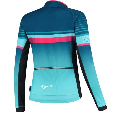Rogelli Impress Fietsjack Winter - Dames - Blauw, Roze - Maat XS