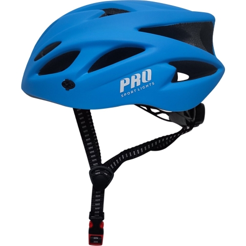 Fietshelm heren/dames volwassenen - Large 57/62cm - 190gram - Mat Blauw