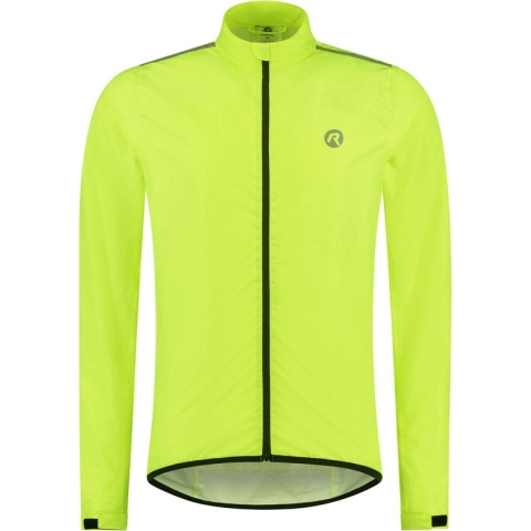 Rogelli Core Regenjas - Fietsregenjack - Heren - Fluor-Geel - Maat L