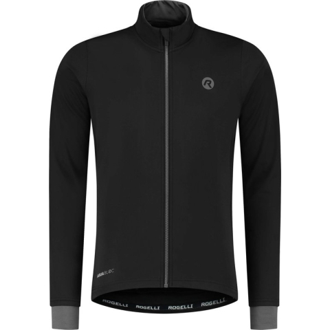 Rogelli Essential Winterjack - Fietsjack Heren - Zwart - Maat M