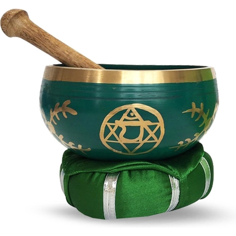Klankschaal set Hart Chakra 12cm