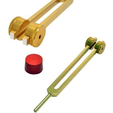Stemvork lage Ohm (68.05 Hz) goudkleurig - Aluminium - Metaal - Goud