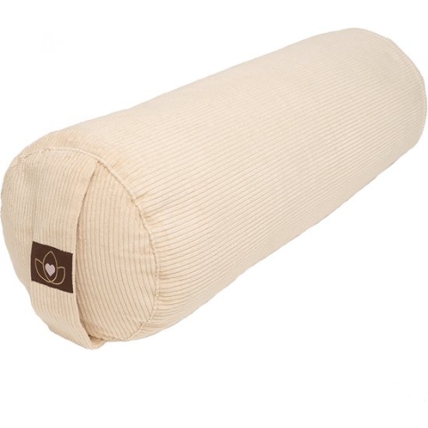 Yoga bolster eco rib sand rond - Lotus