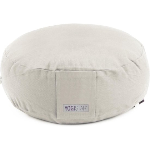 Meditatiekussen - rond natural white Meditatiekussen YOGISTAR