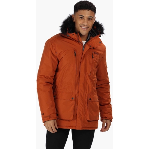 Regatta Heren Salinger Jas Burnt Umber Maat M
