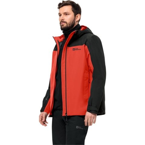 Jack Wolfskin Taubenberg3in1 Jacket Men - Outdoorjas - Heren - Blauw - Maat L