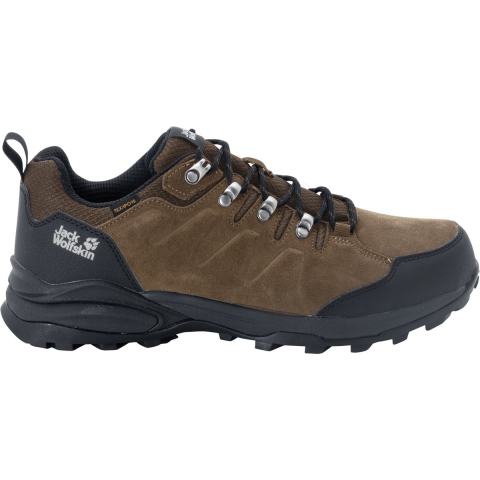 Jack Wolfskin Refugio Texapore Low Men - Wandelschoen - Heren - Brown/Phantom - Maat 41