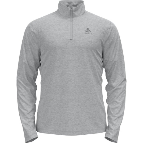 Odlo Middenlaag Loopshirt Halve Rits BERRA GRIJS - Maat M