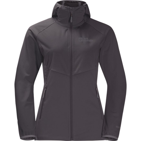 Jack Wolfskin Go Hike Softshell Women - Softshell - Dames - Graphite - Maat L
