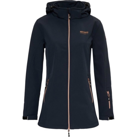 Nordberg Irene Dames Softshell Ls03001-ny - Kleur Blauw - Maat L