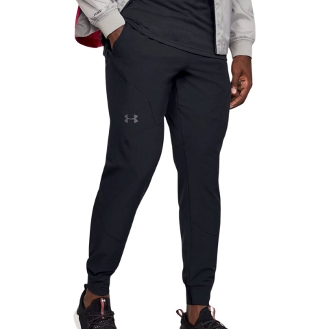 Under Armour Unstoppable Joggers - Black--Pitch Gray - Maat M