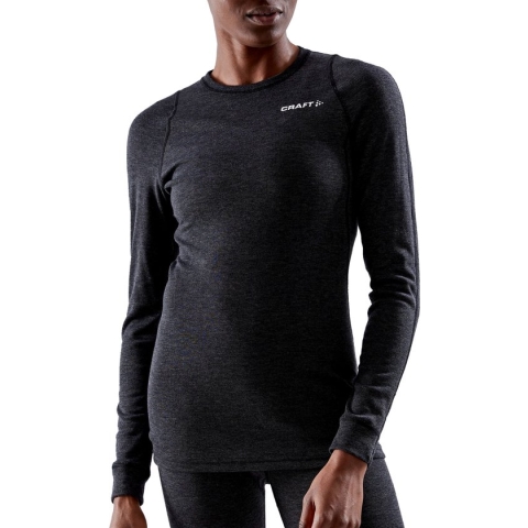 Craft - Core Wool Merino LS Tee - Thermoshirt - Heren - Zwart - XXL
