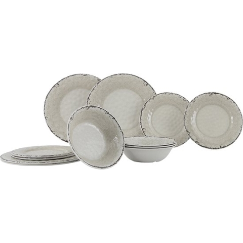 Gimex Stone Line Servies - Sand - 12-Delig