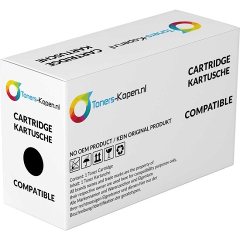 Oki 44643004 zwart alternatief - huismerk Toner voor Oki C801 C821 zwart
