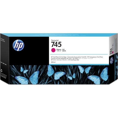 HP 745 - Inktcartridge / Magenta (F9K01A)
