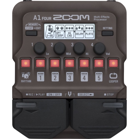 Zoom A1 FOUR - Effect-unit voor akoestische gitaar