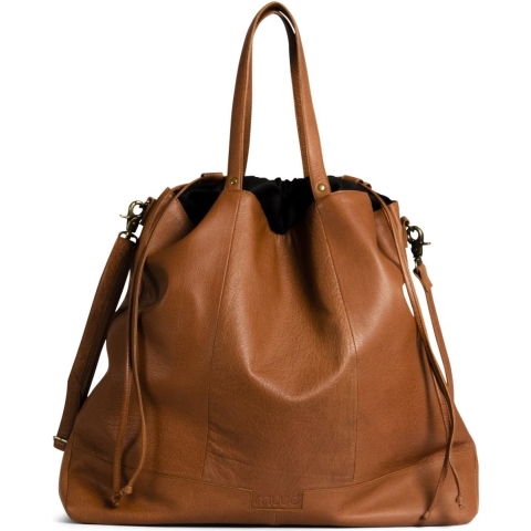MUUD - Lofoten XL - Luxe lederen Handwerktas - Whisky