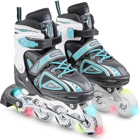 Apollo Verstelbare inline skates Super Blades LED
