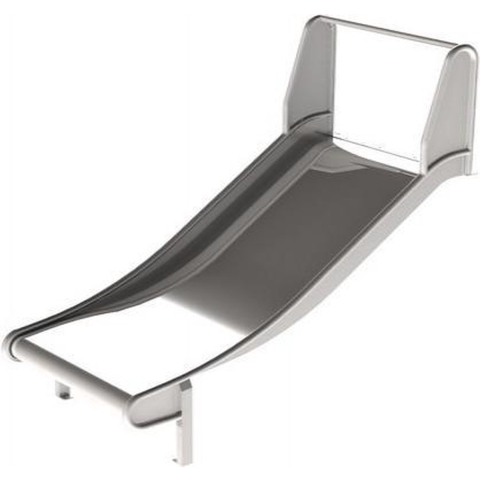 Intergard Glijbaan RVS voor speeltoestellen breed (platformhoogte 200cm)