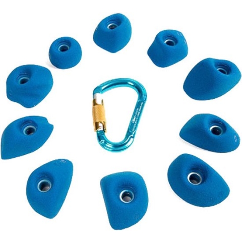 klimgrepen serie to-mi-toes – maat s – set van 10 – Fluo roze