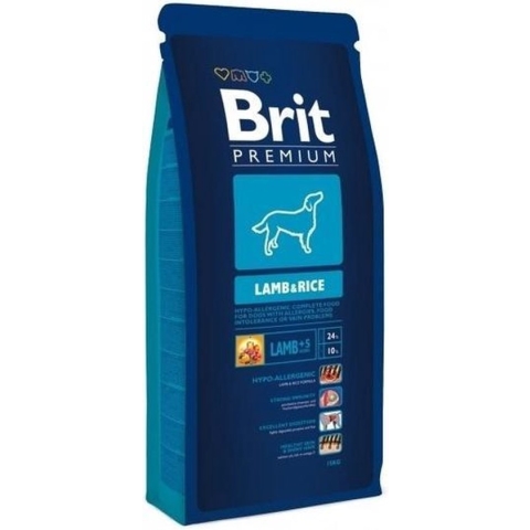 Brit premium Lam en Rijst 15KG