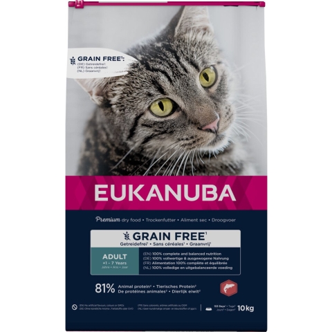 Eukanuba Kat Adult Graanvrij Zalm 10 kg