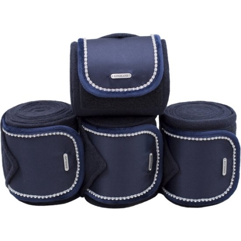Kingsland KLoktober Fleece Bandages - maat One size - Navy