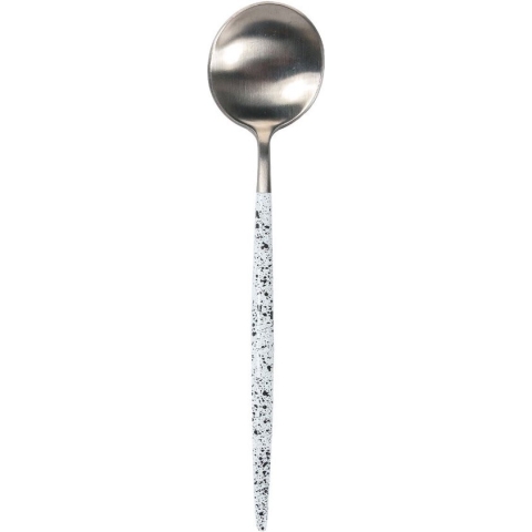 Bama Eetlepel Kyoto Silver White Marble - 12 Stuks