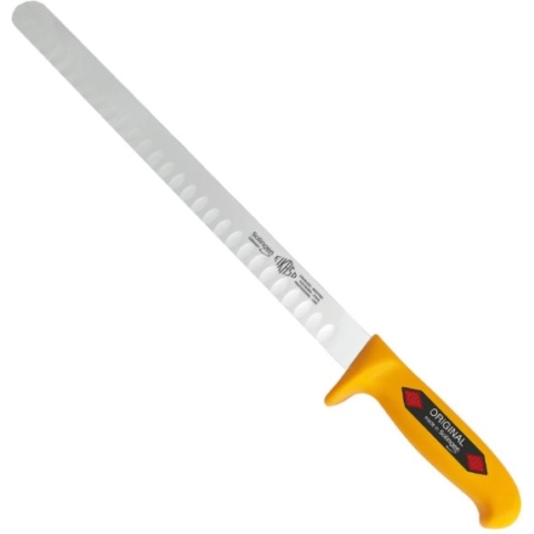 Eikaso Solingen Hammes / Zalmmes met Kuilen - Lemmet 30 cm - Semi Flexibel - Profitect Heft