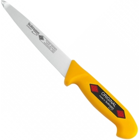 Eikaso Solingen Darmmes / Pensmes - Recht - Geel - Lemmet 15 cm - Stijf