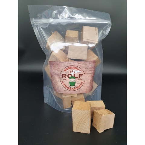 Assortiment rookhout chunks  druif / berk / olijf /whisky / rodewijnvat / eik / appel  / kers