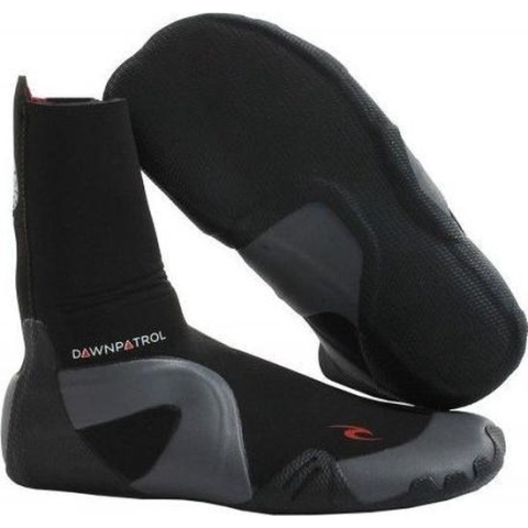 2023 Rip Curl Dawn Patrol 5mm Round Toe Neoprene Boots BLACK