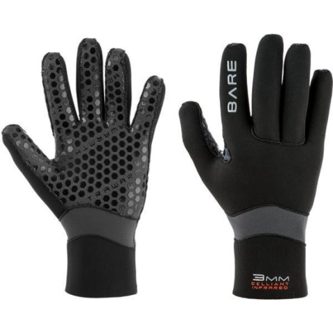 Bare 5mm Ultrawarmth Gloves S - Handschoenen - Volwassenen - Zwart