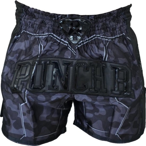 PunchR Kickboks Short Urban Camo Zwart L = Jeans Maat 34