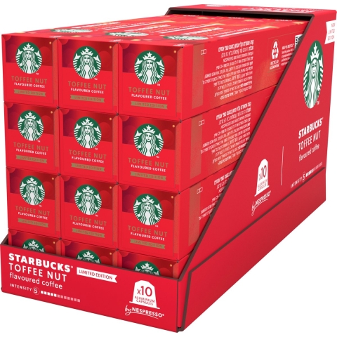 Starbucks by Nespresso capsules Toffee Nut - 12 doosjes à 10 koffiecups