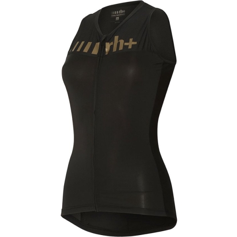Rh+ Logo Mouwloos Fietsshirt Zwart L Vrouw