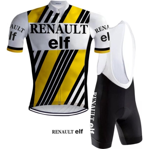 Retro Wielertenue Renault Elf - REDTED (S)